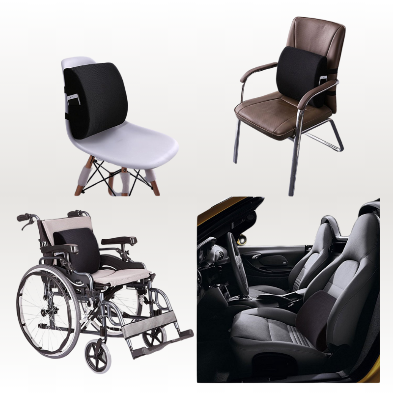 Coussin Orthopédique Dossier Cellsius - Soulage les douleurs lombaires et dorsales