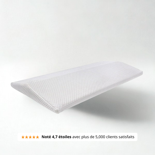 Coussin lombaire Eva, coussin lombaire orthopédique, étirement du dos et du cou pour soulager les douleurs dorsales, soutien lombaire, cou réglable (bleu