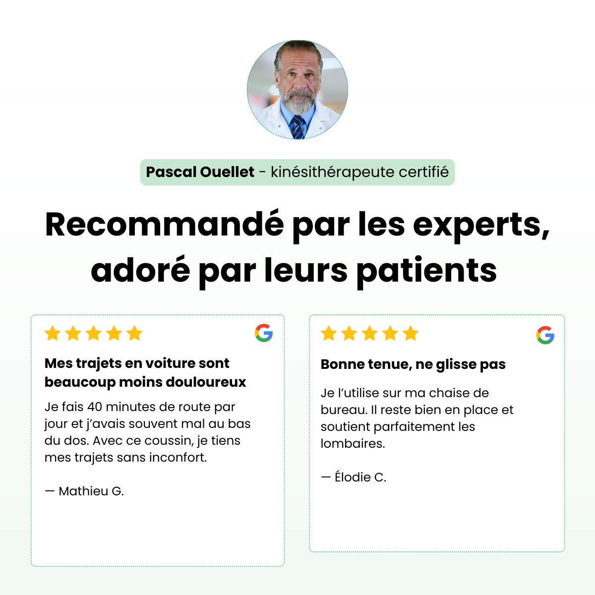 Coussin Orthopédique Dossier Vulaura