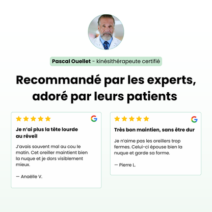 Oreiller Orthopédique Cervicales Vulaura